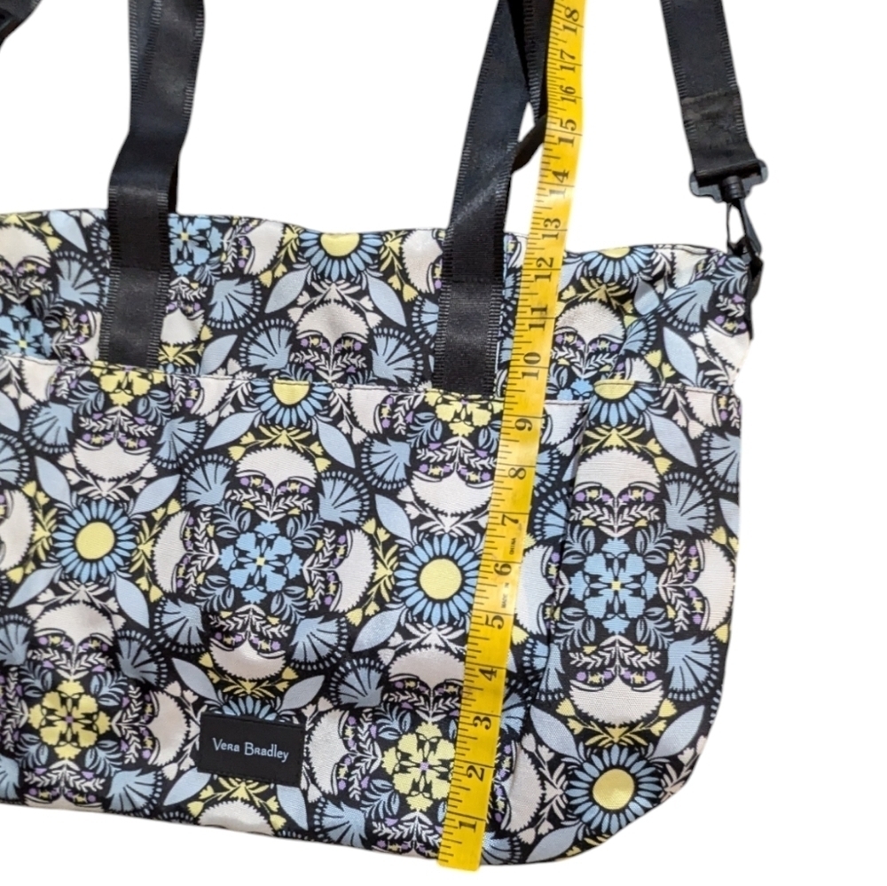 VERA BRADLEY ReActive Lighten Up Fabric Tote Overnight Gym Bag Plaza Medallion - Picture 9 of 10